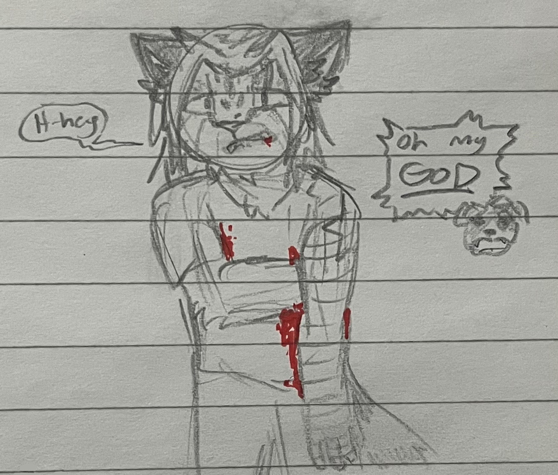 Bucky Barnes. A scene from a fic I haven't written