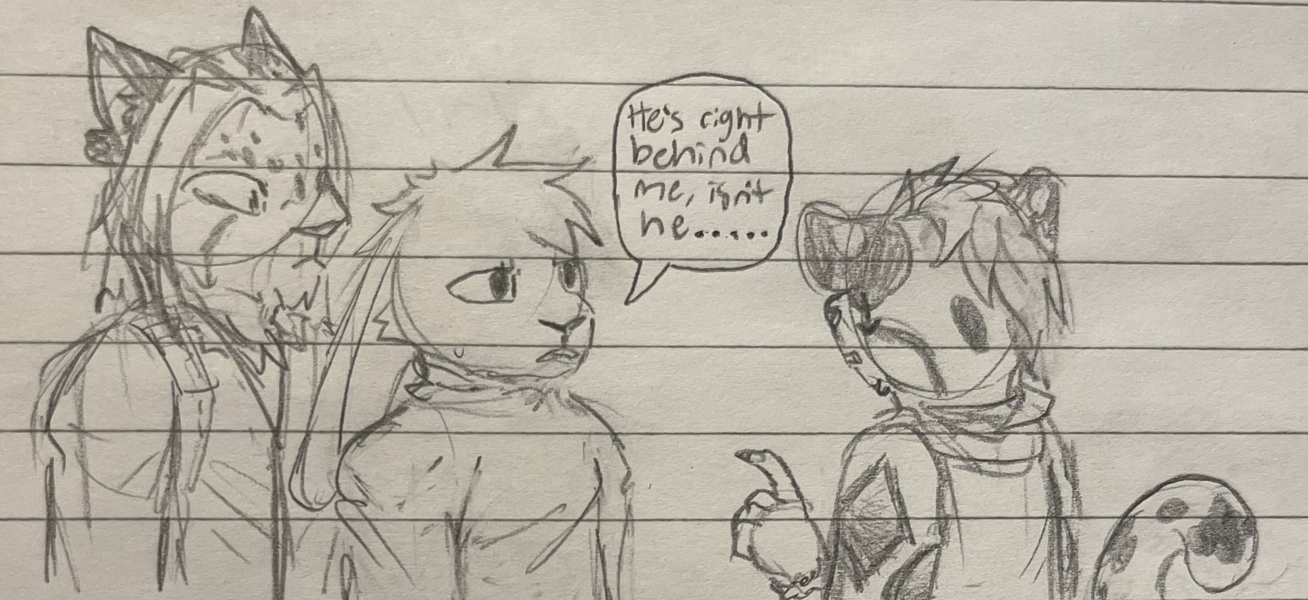 Bucky Barnes, Puff, Zora. In response to me sending a post about Bucky being in over 1% of fics on AO3, my friend Puff said 'He's right behind me, isn't he.....' So of course, I had to put him behind them